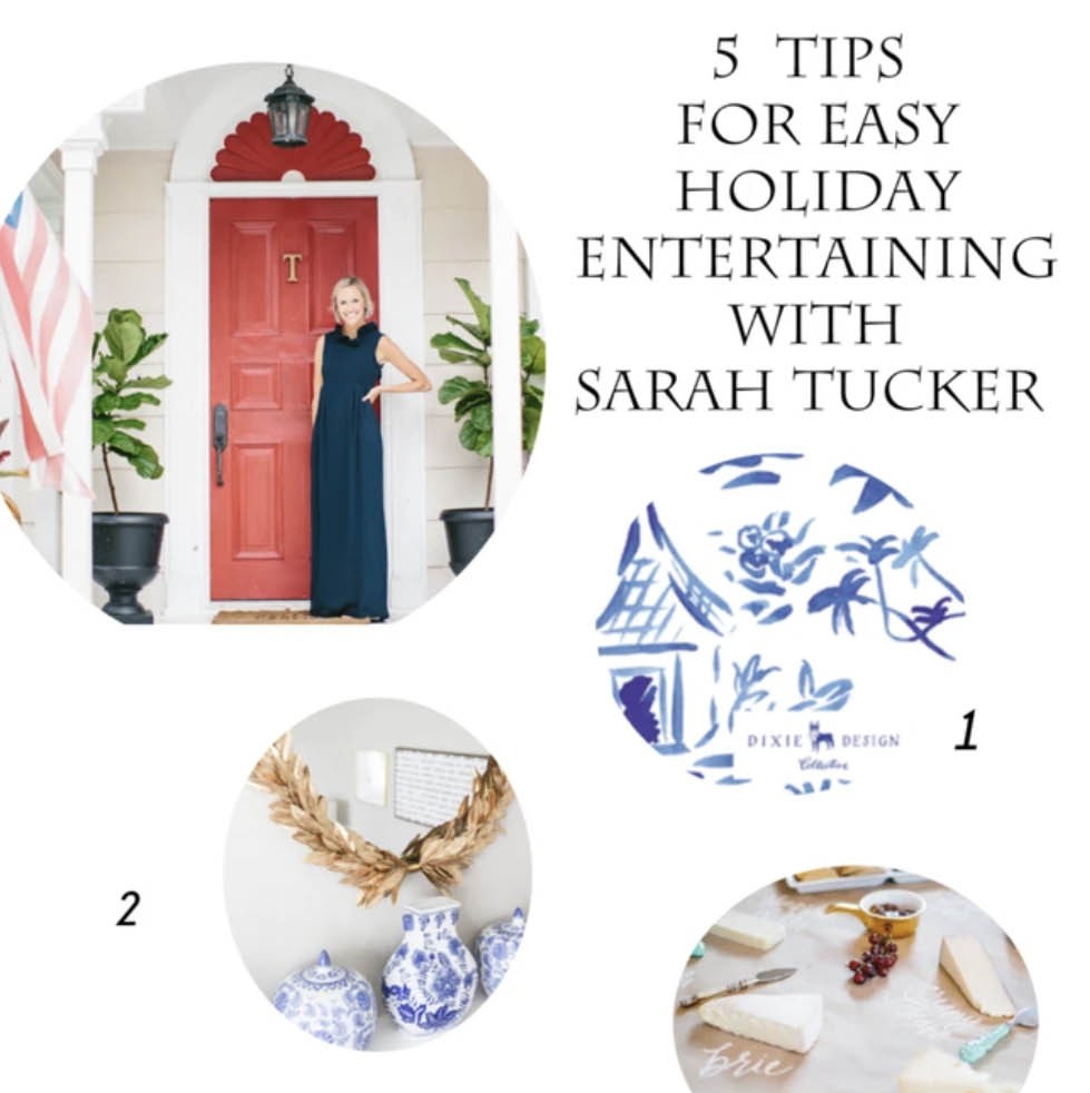 Holiday Entertaining Tips with Sarah Tucker