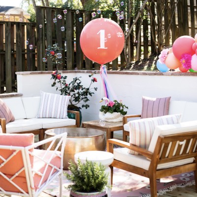 A Colorful First Birthday Party
