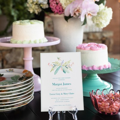 Setting the Scene … A Baby Shower for Twins!