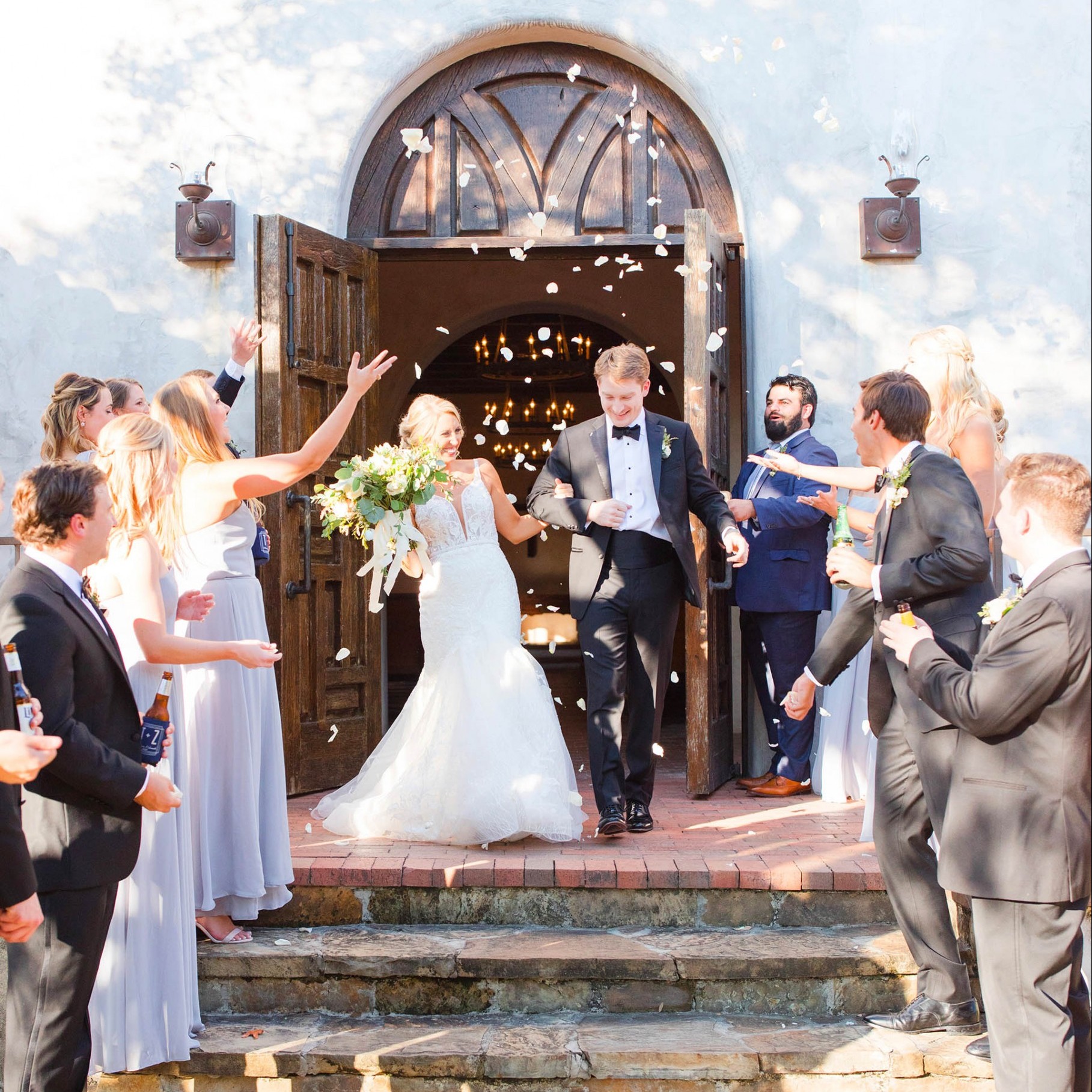 Real Weddings: Tess and Zach Richter’s Texan Nuptials