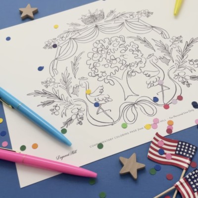 4th of July Coloring Printable